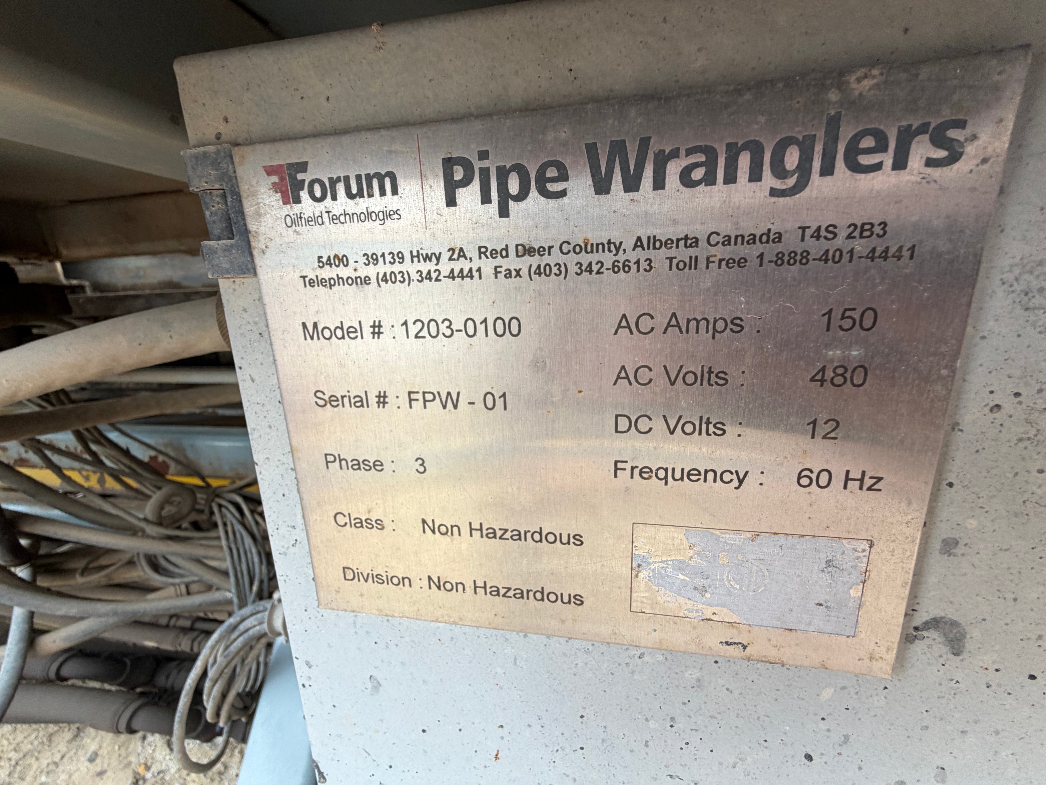 2008 Forum Pipe Wrangler 3500, Stock #60689, field photo 4 (1ad26bda3579)