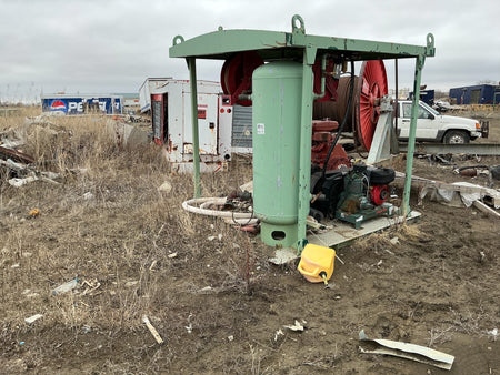 Welded Steel Compressor Shed, Stock #4886-133 .1 .2 .3, field photo 1 (d14bd67bfdff)