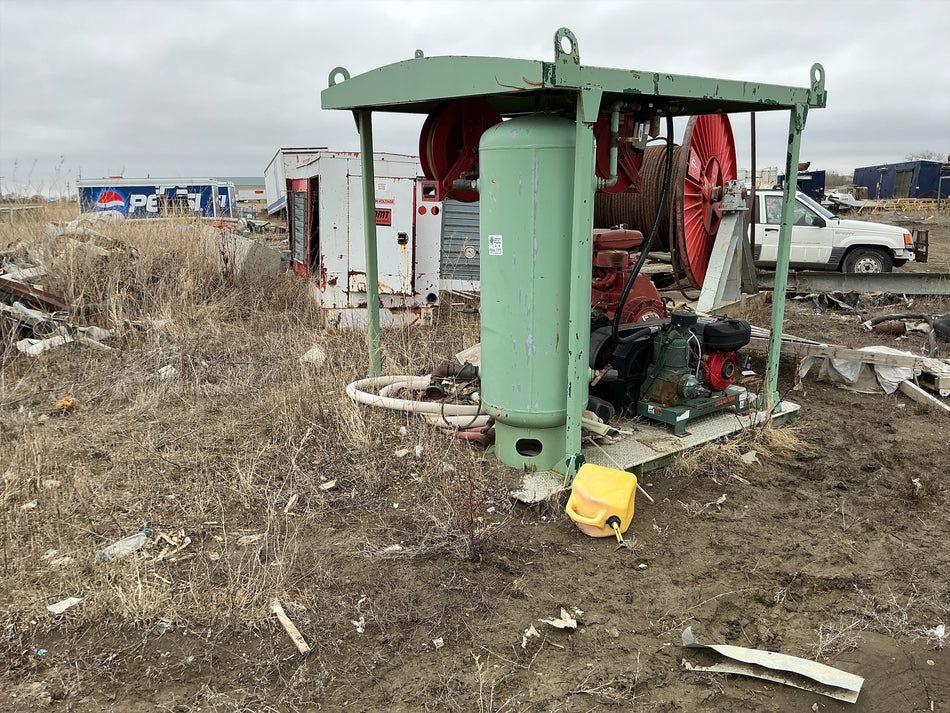 Welded Steel Compressor Shed, Stock #4886-133 .1 .2 .3, field photo 1 (d14bd67bfdff)