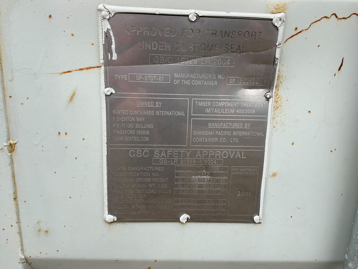 2008 Welded Steel Connex, Stock #4866-139, field photo 8 (21e1d90e492e)