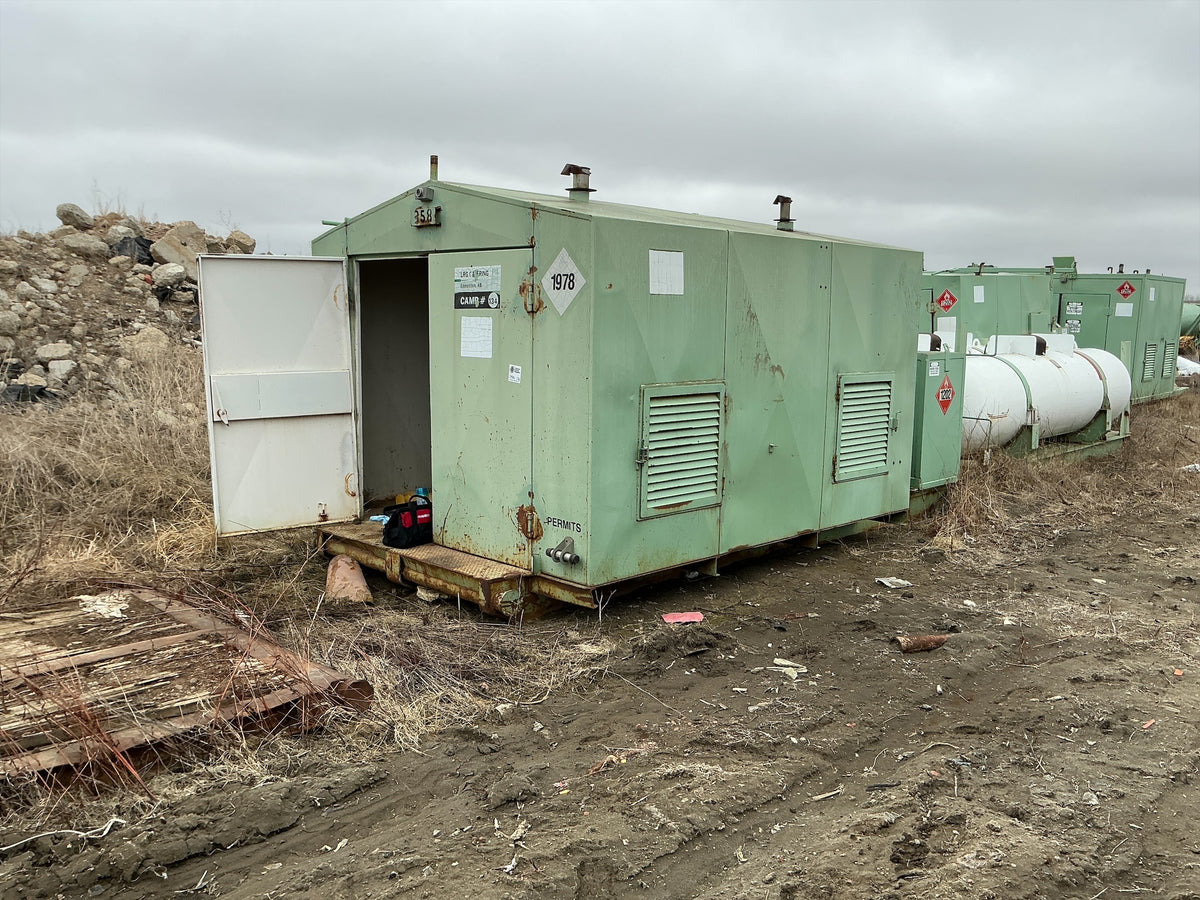 Welded Steel Generator shed, Stock #4886-126 .1 .2 .3, field photo 6 (f01a61140372)