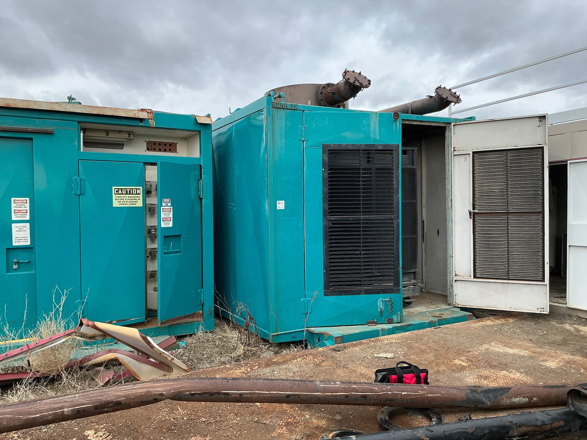 Welded Steel 2 station Generator House, Stock #4886-163 .1 .2 .3, field photo 1 (82707afd9716)