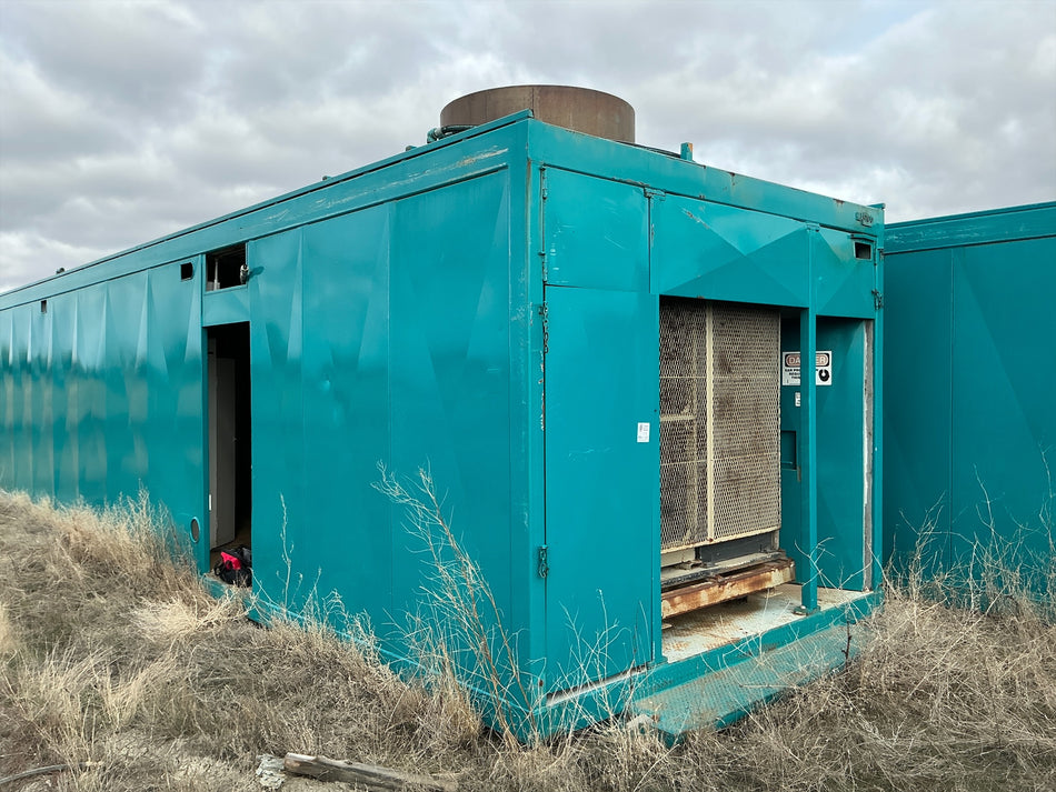 Welded Steel Generator shed, Stock #4886-165 .1 .2 .3, field photo 1 (c15b57690005)