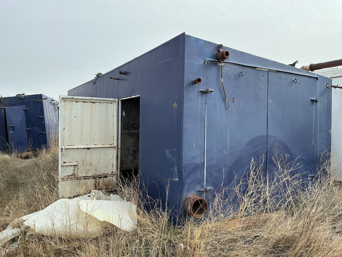 Welded Steel Enclosed Mud Pump Shed, Stock #4886-49 .1 .2 .3, field photo 1 (1dd9de6a62fc)