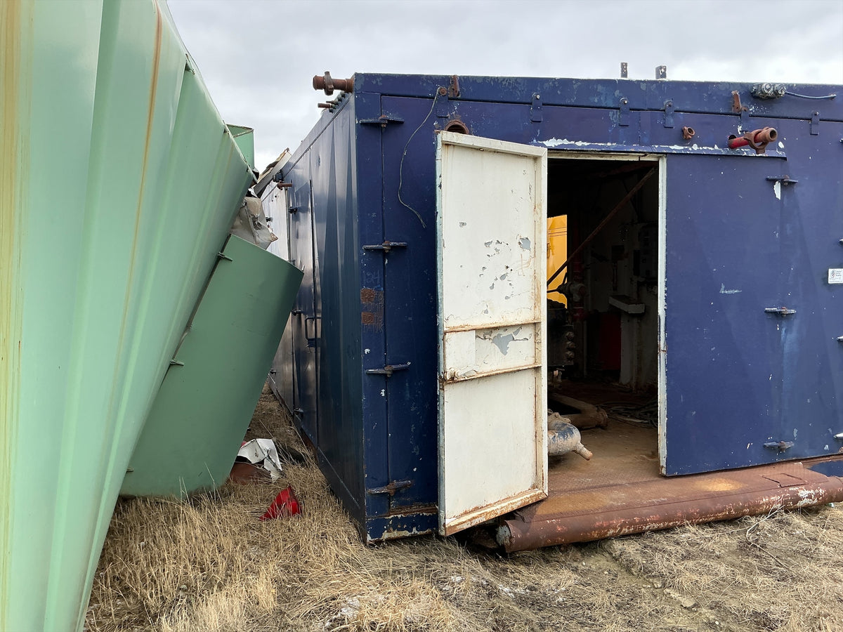 Welded Steel Enclosed Pump Shed, Stock #4886-4 .1 .2 .3, field photo 1 (1ae89d8d46db)