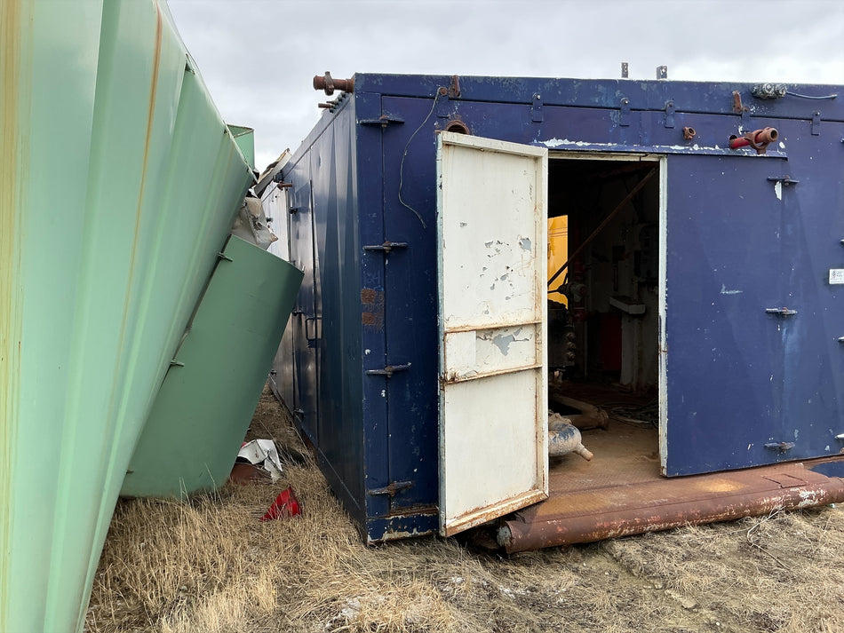 Welded Steel Enclosed Pump Shed, Stock #4886-4 .1 .2 .3, field photo 1 (1ae89d8d46db)