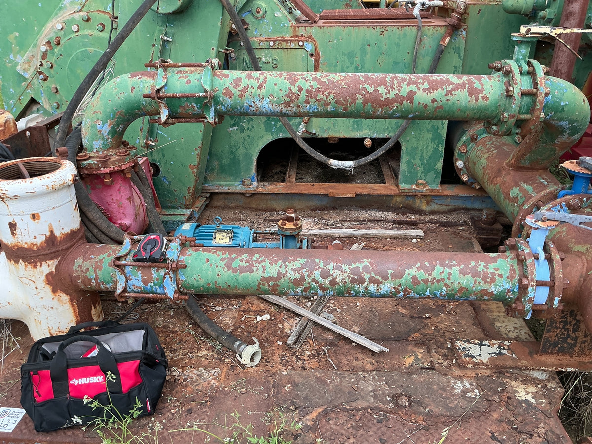 Mud pump skid only, Stock #7120 .1 .2 .3, field photo 2 (c224d075054a)