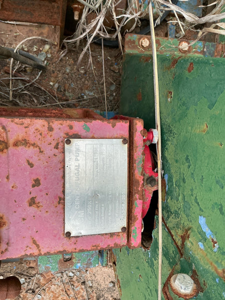 Mud pump skid only, Stock #7120 .1 .2 .3, field photo 4 (c224d075054a)