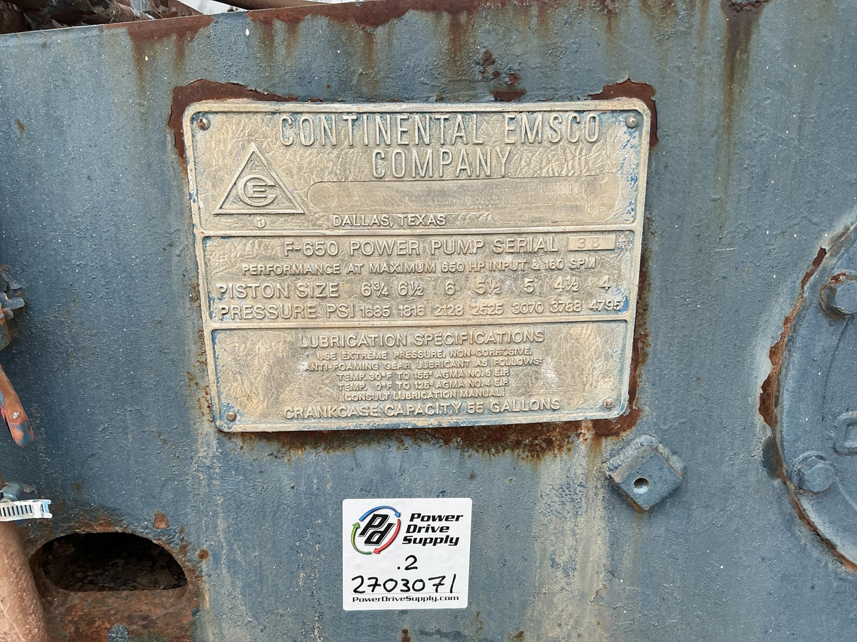 Continental emsco F-650, Stock #2703071.1 .2, field photo 8 (2cd4e9b70ccd)