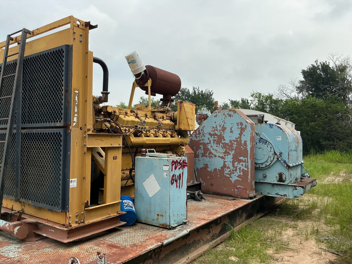 Mud pump skid, Stock #6491 .1 .2 .3, field photo 1 (757aee37eea5)