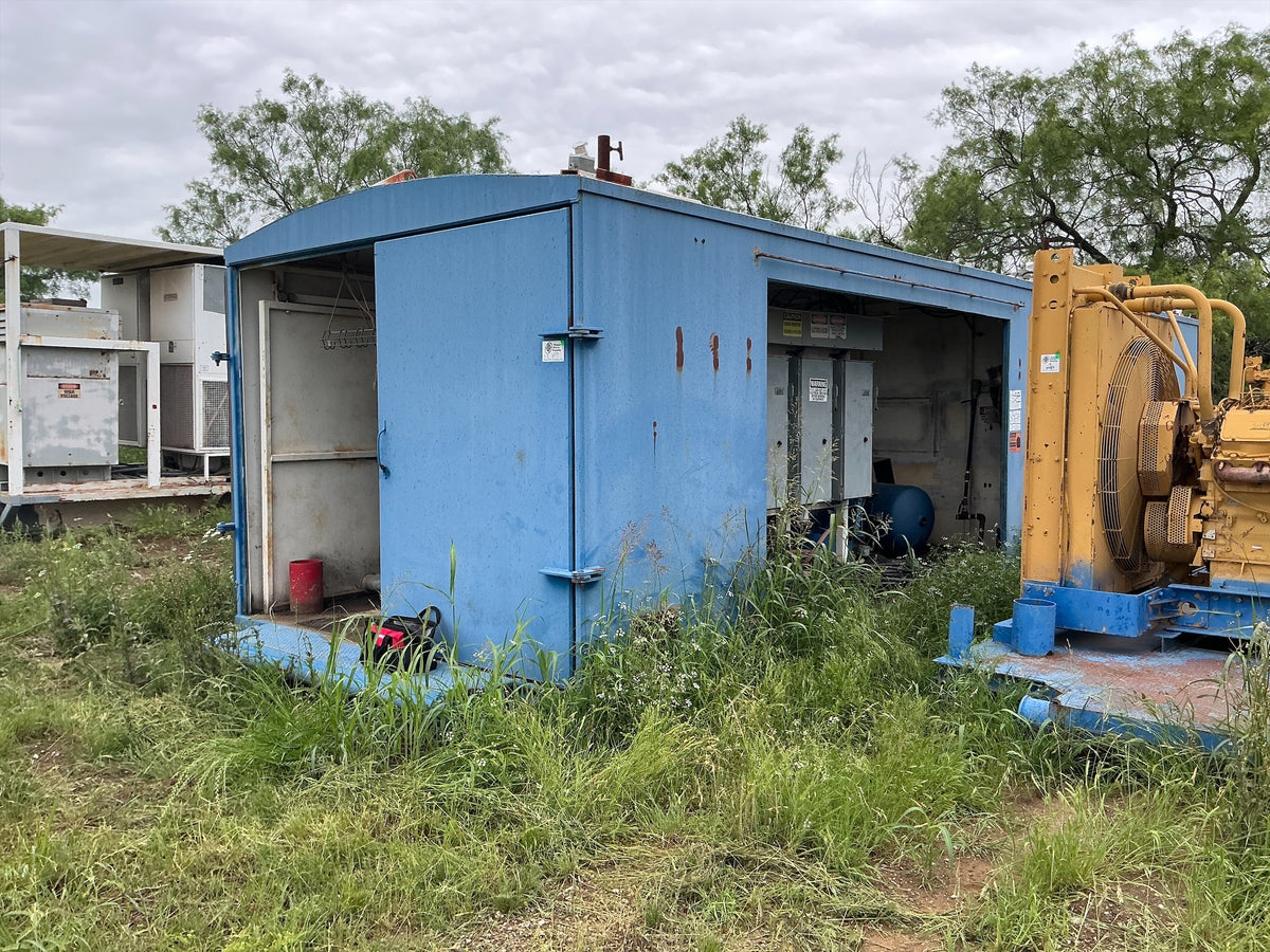 Generator skid with switch gear, Compressor, parts room, Stock #6577 .1 .2, field photo 1 (29a886dfcec0)
