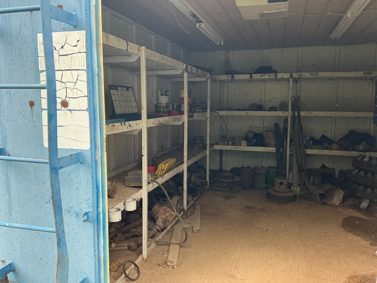 Generator skid with switch gear, Compressor, parts room, Stock #6577 .1 .2, field photo 1 (4a2b64c0b33e)