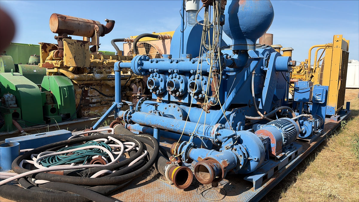 Mud pump skid, Stock #6487 .1 .2 .3, field photo 4 (de41539b0ceb)