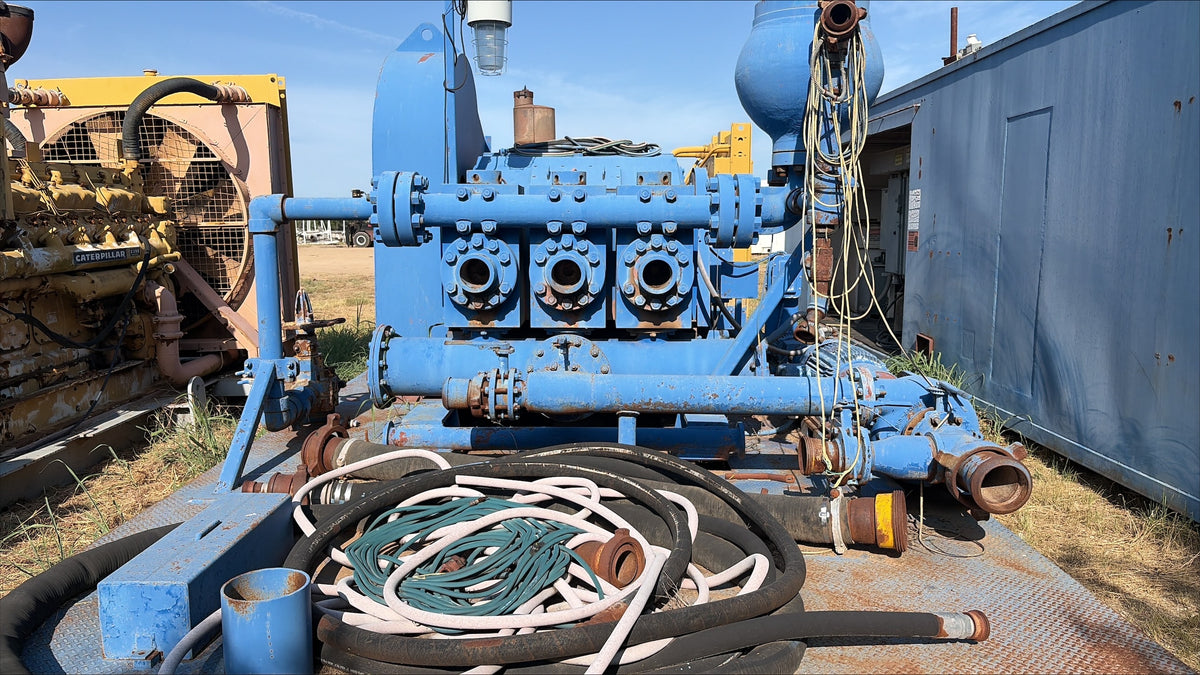 Mud pump skid, Stock #6487 .1 .2 .3, field photo 6 (63b068abdd16)