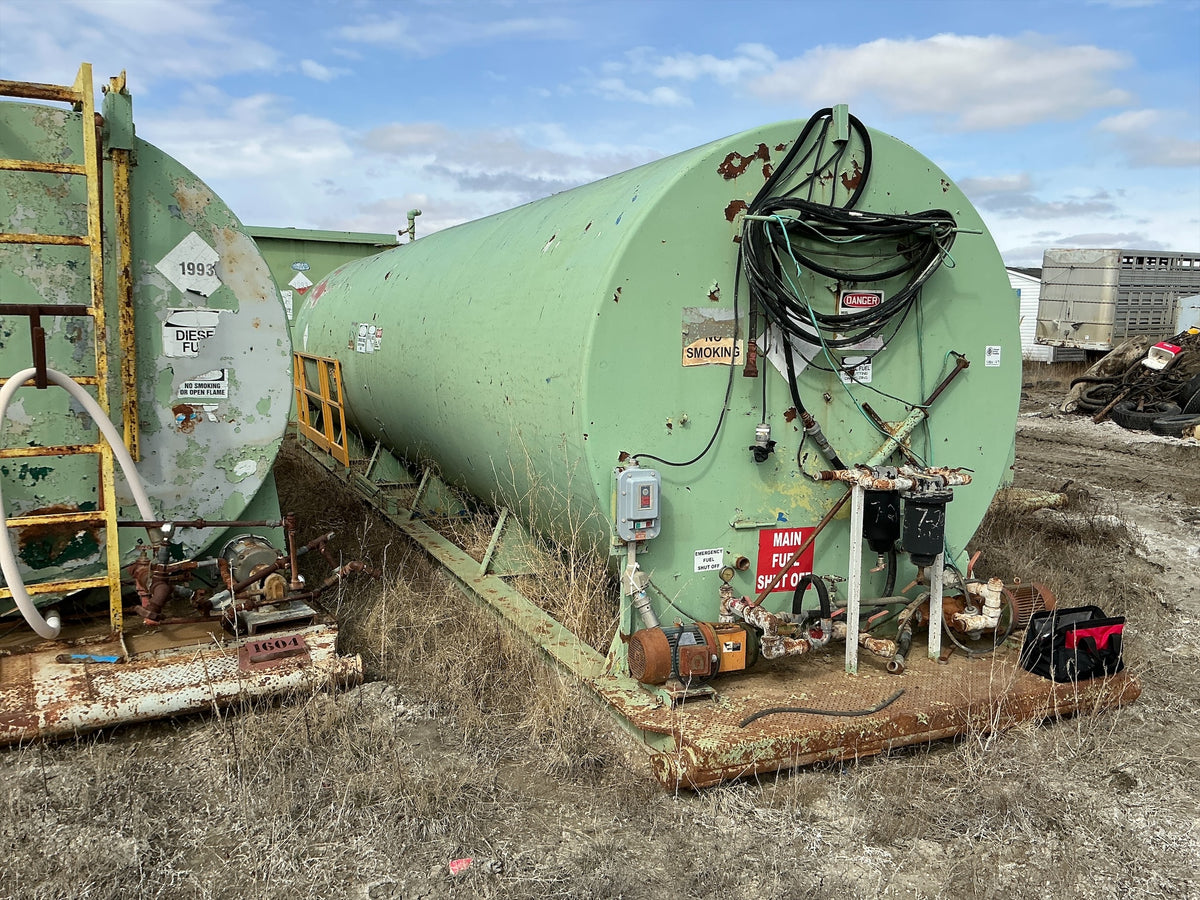 Stock #4886-169 - Welded Steel 12,000 Gallon Diesel Fuel Tank - image 1