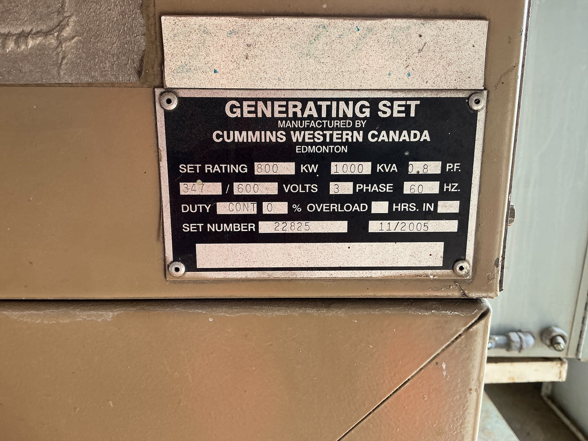 Stock #4886-165 .2 - 2005 Cummins 500KW Diesel Generator - image 7