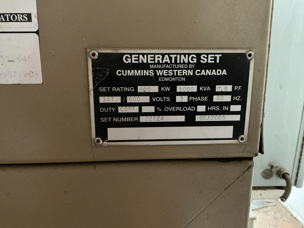 Stock #4886-163 .3 - 2005 Cummins 500KW Diesel Generator - image 4