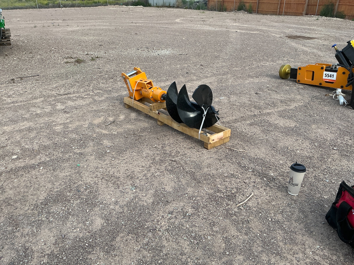 2026 GIYI Excavator Auger - Fits Cat 305 (Unused) - Stock 10012 - Image 1