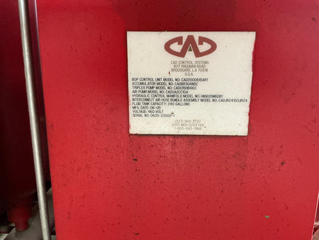 Stock #4886-144 .2 - CAD control Koomey/ Accumulator - image 11