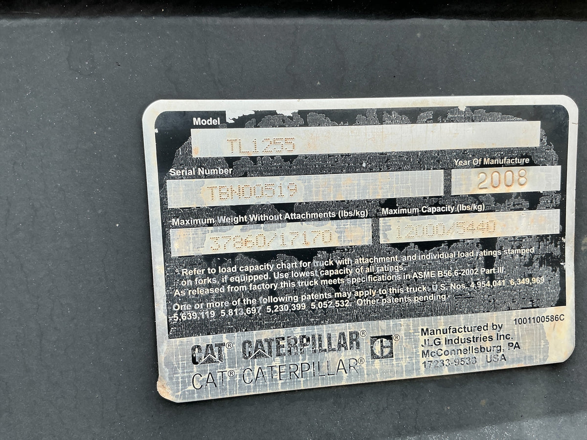 2008 CAT TL1255 - Stock 2604029 - Image 12