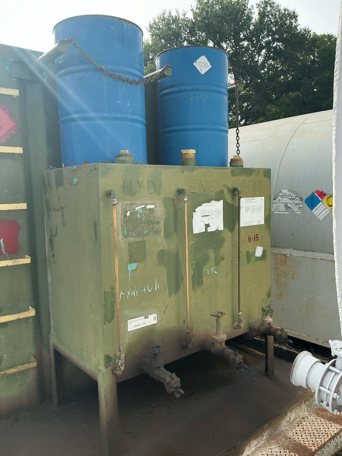 15,000 gallon Fuel tank with pumps and filter manifold, lubester - Stock 7054 - Image 10